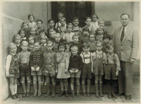 Eine Klasse der Richard-Wagner-Schule, Mitte der 1950er
