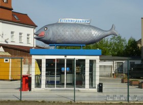 Riesenfisch in der Hupfeldstraße