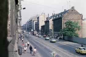 Ernst-Thälmann-Straße 1987 (Foto: Harald Stein, Wortblende)