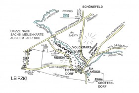 Situation um 1802 (nach Sächs. Meilenblatt)