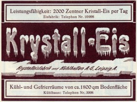 Krystalleisfabrik Anger-Crottendorf 1907
